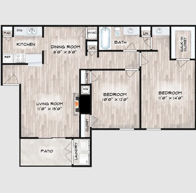 D - 2-1 6209 floor plan